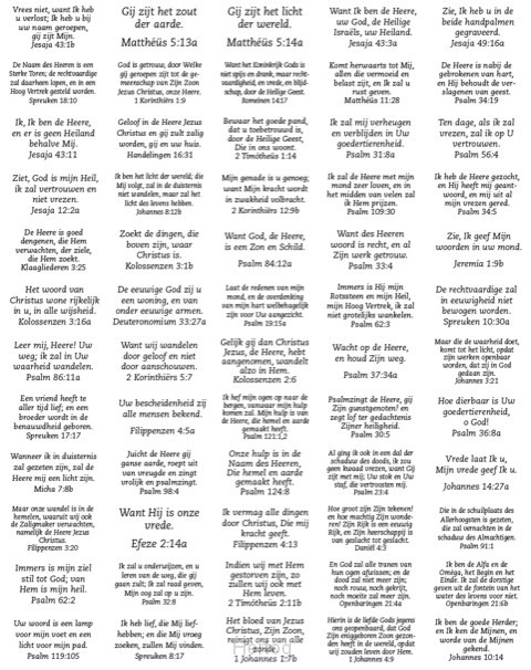 Stickers met Bijbeltekst - 60 stuks