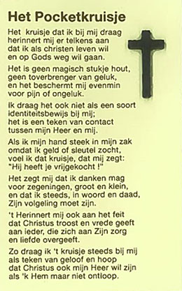 Het Pocketkruisje - Nederlands