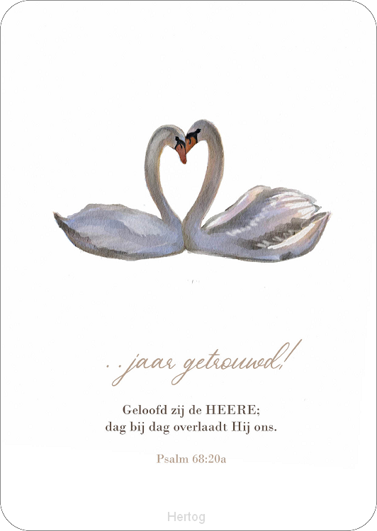 .. jaar getrouwd! - wenskaart