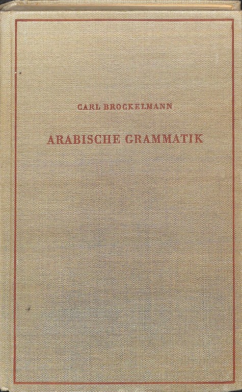 Arabische Grammatik