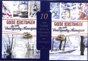 Doos Goede Kerstdagen en een Voorspoedig Nieuwjaar