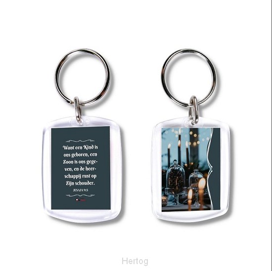 Want een Kind is ons geboren - sleutelhanger