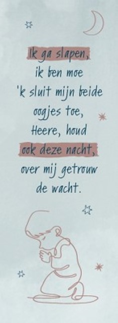 Ik ga slapen, ik ben moe - boekenlegger