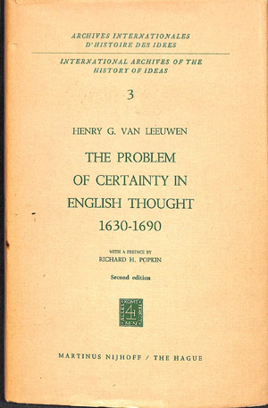The Problem of Certainty in English Thought 1630-1690 - deel 3