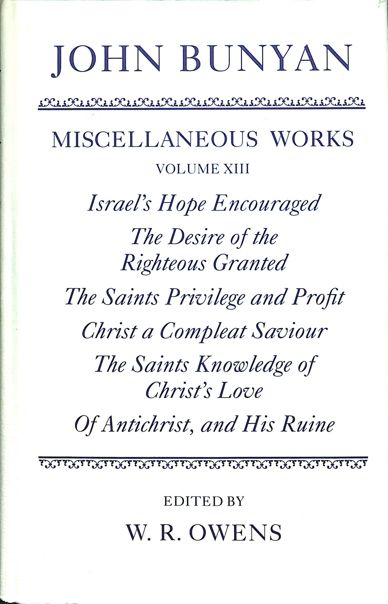 Miscellaneous Works, vol. XIII (2e hands)