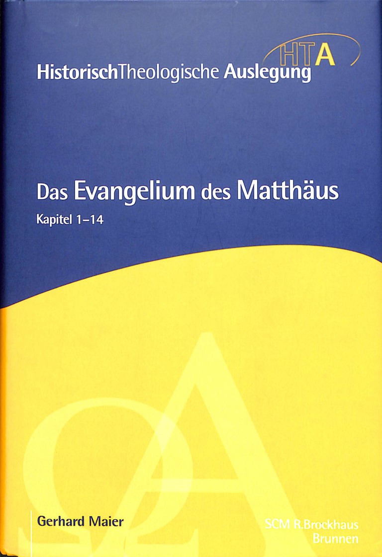 Das Evangelium des Matthaus, Kapitel 1-14 (2e hands)