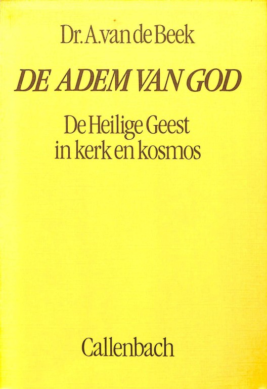 De adem van God. (2e hands)