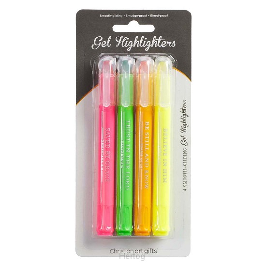 Markeerstiften 4 stuks - Gel highlighters