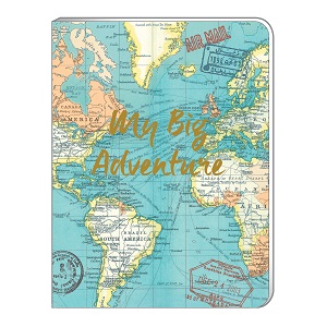 Schriftje A5 vintage blue