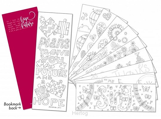 Boekenleggers kleuren - set van 10