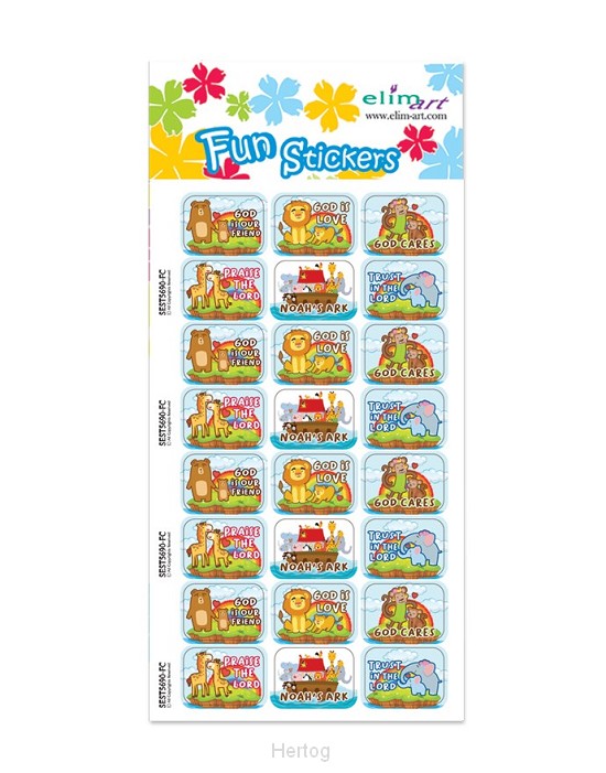 Noah's ark - set van 4 vellen