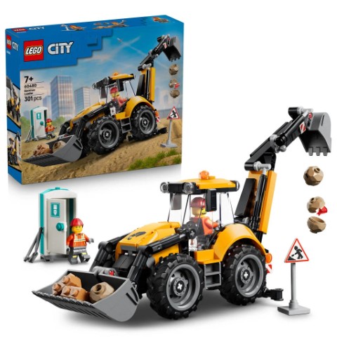 Gele Graaflaadmachine - Lego City
