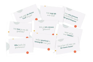 Gebedskaartjes voor bijbellezen