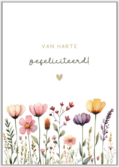 Van harte gefeliciteerd!