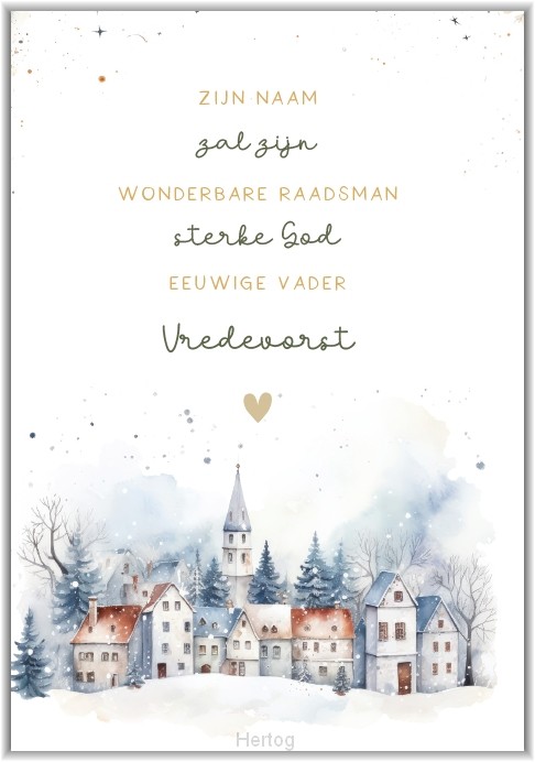 Zijn naam zal zijn wonderbare Raadsman