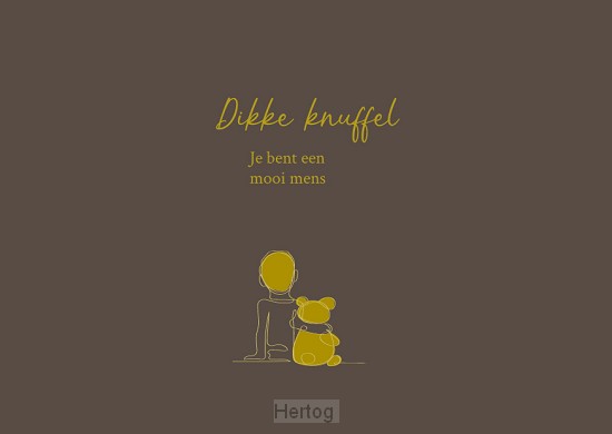 Dikke knuffel - wenskaart met envelop