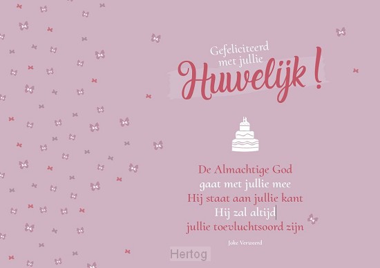 Gefeliciteerd met jullie Huwelijk! - kaart