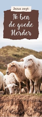Jezus zegt: Ik ben de goede Herder - boekenlegger