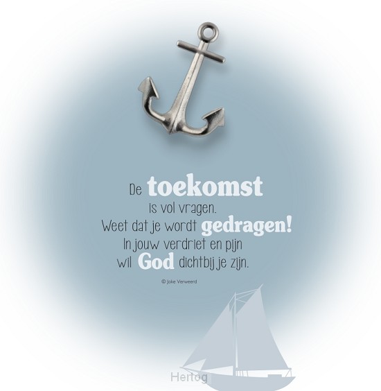 De toekomst is vol vragen - wenskaart met gedicht