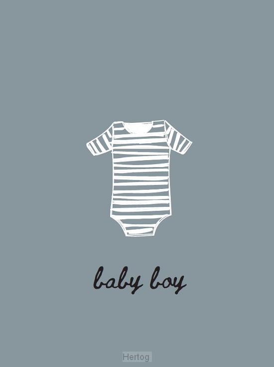 Baby boy - kaart