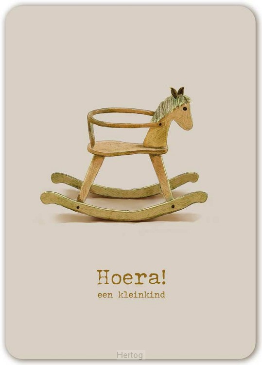 Hoera! een kleinkind - kaart