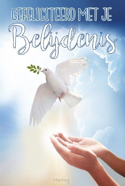 Gefeliciteerd met je belijdenis - wenskaart