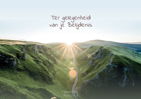 Ter gelegenheid van je Belijdenis - wenskaart