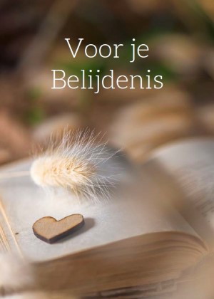 Voor je Belijdenis - wenskaart met Bijbeltekst