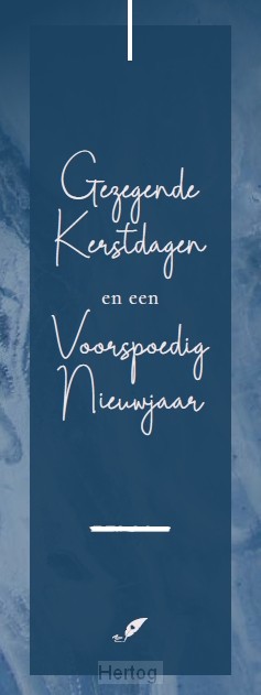 Gezegende Kerstdagen en een Voorspoedig Nieuwjaar - boekenlegger