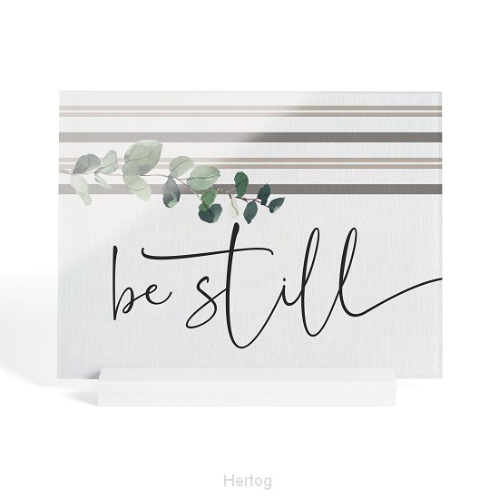 Be still - wandbordje glanzend 