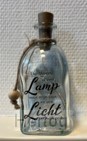 Uw Woord is een lamp voor mijn voet en een licht op mijn pad - fles met ledverlichting