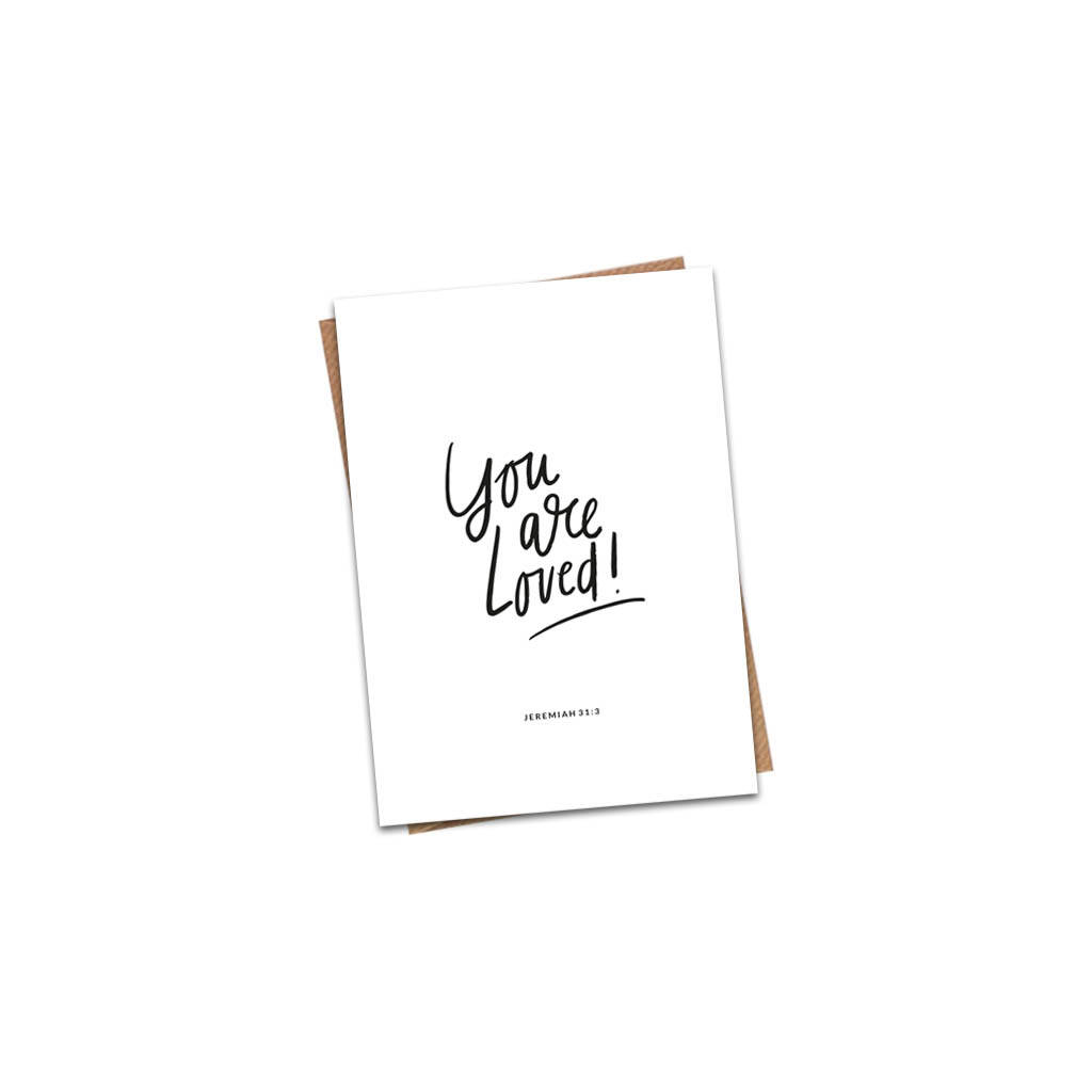 You are loved! - minikaartje