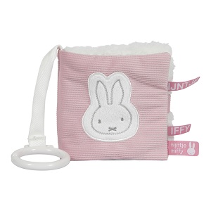 Nijntje buggyboekje babyrib - roze