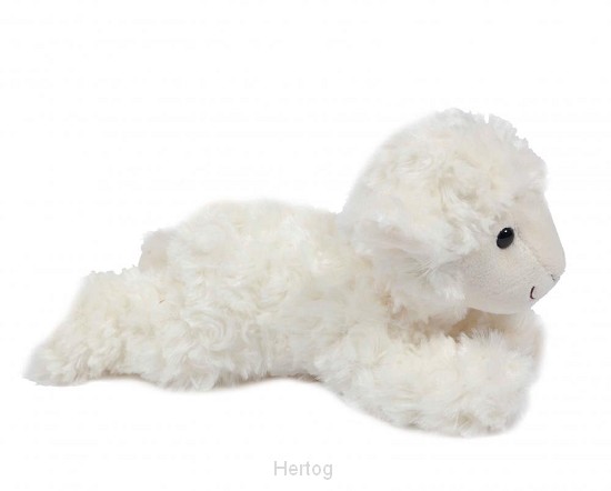 Schaap liggend - knuffel 23 cm.