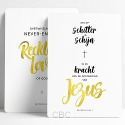 Sta op schitter & schijn in de kracht van de opstanding van Jezus - posterkaart A6