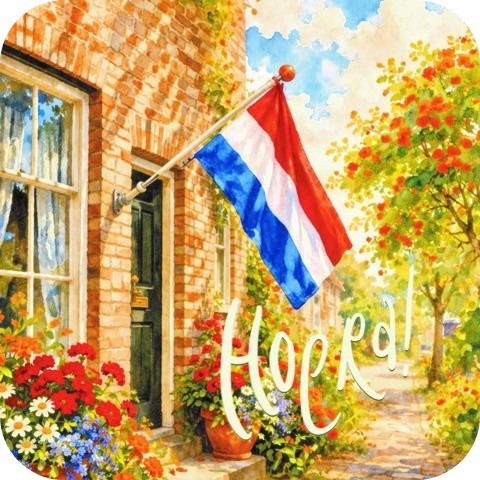 Hoera! - minikaartje