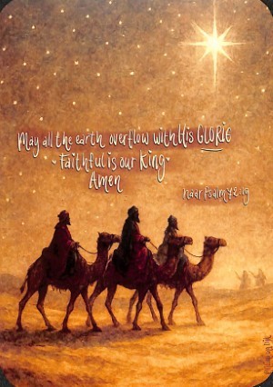 May all the earth overflow with His Glorie