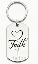 Faith - sleutelhanger metaal