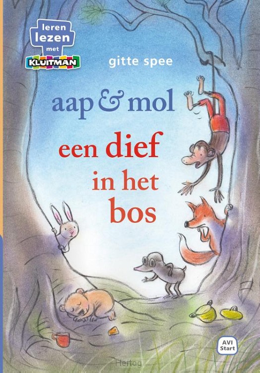 Aap & mol een dief in het bos