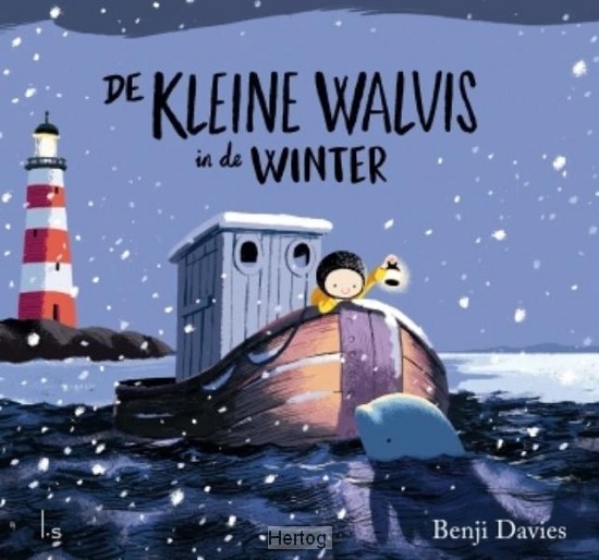 De kleine walvis in de winter
