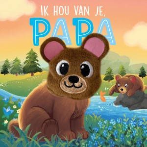 Ik hou van je, papa - vingerpopboekje