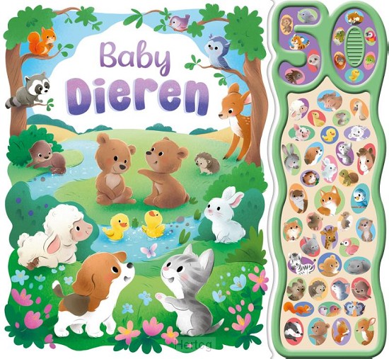 Babydieren 50 geluidenboek