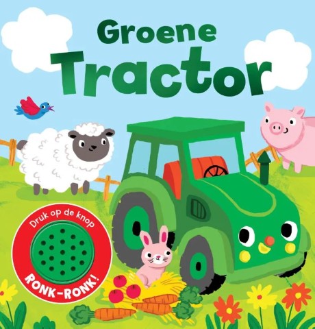 Groene tractor