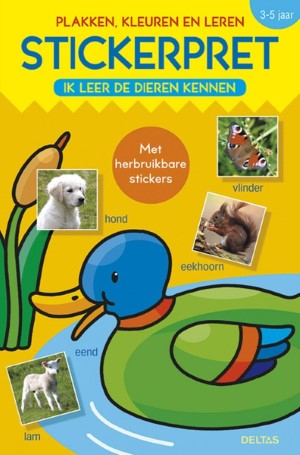 Stickerpret ik leer de dieren kennen - 3-5 jaar