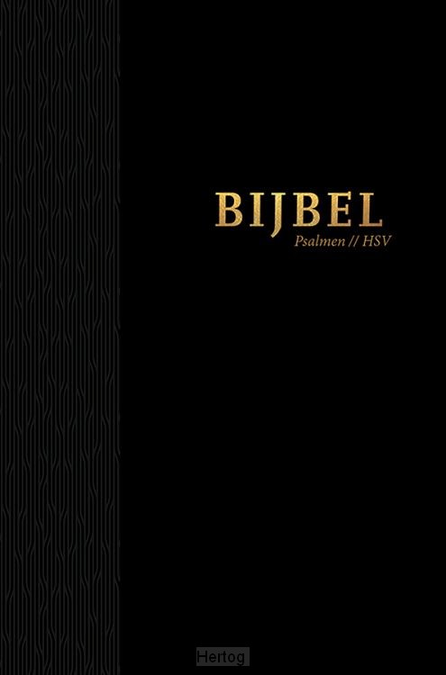 Bijbel Psalmen hardcover zwart - met koker