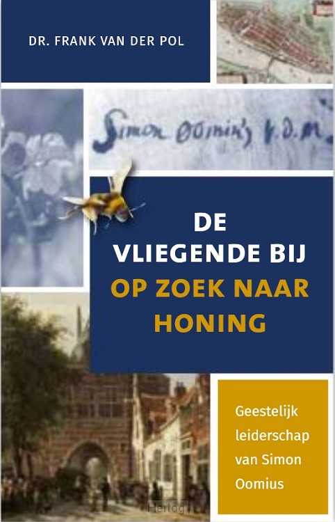 De vliegende bij op zoek naar honing