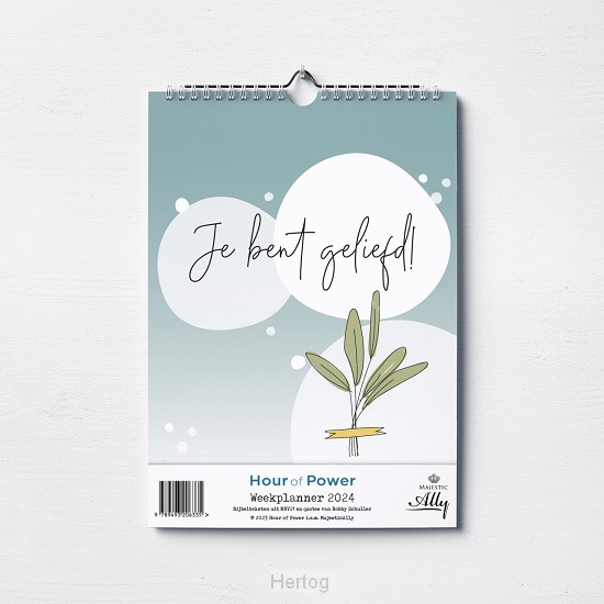 Je bent geliefd - weekplanner 2024