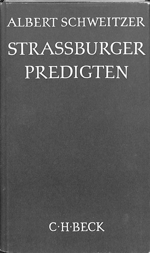 Strassburger Predigten