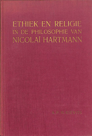 Ethiek en religie in de philosophie van Nicolaï Hartmann