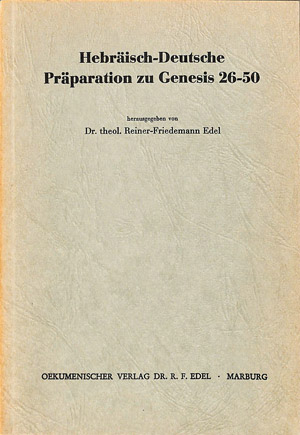Hebräisch-Deutsche Präparation zu Exodus